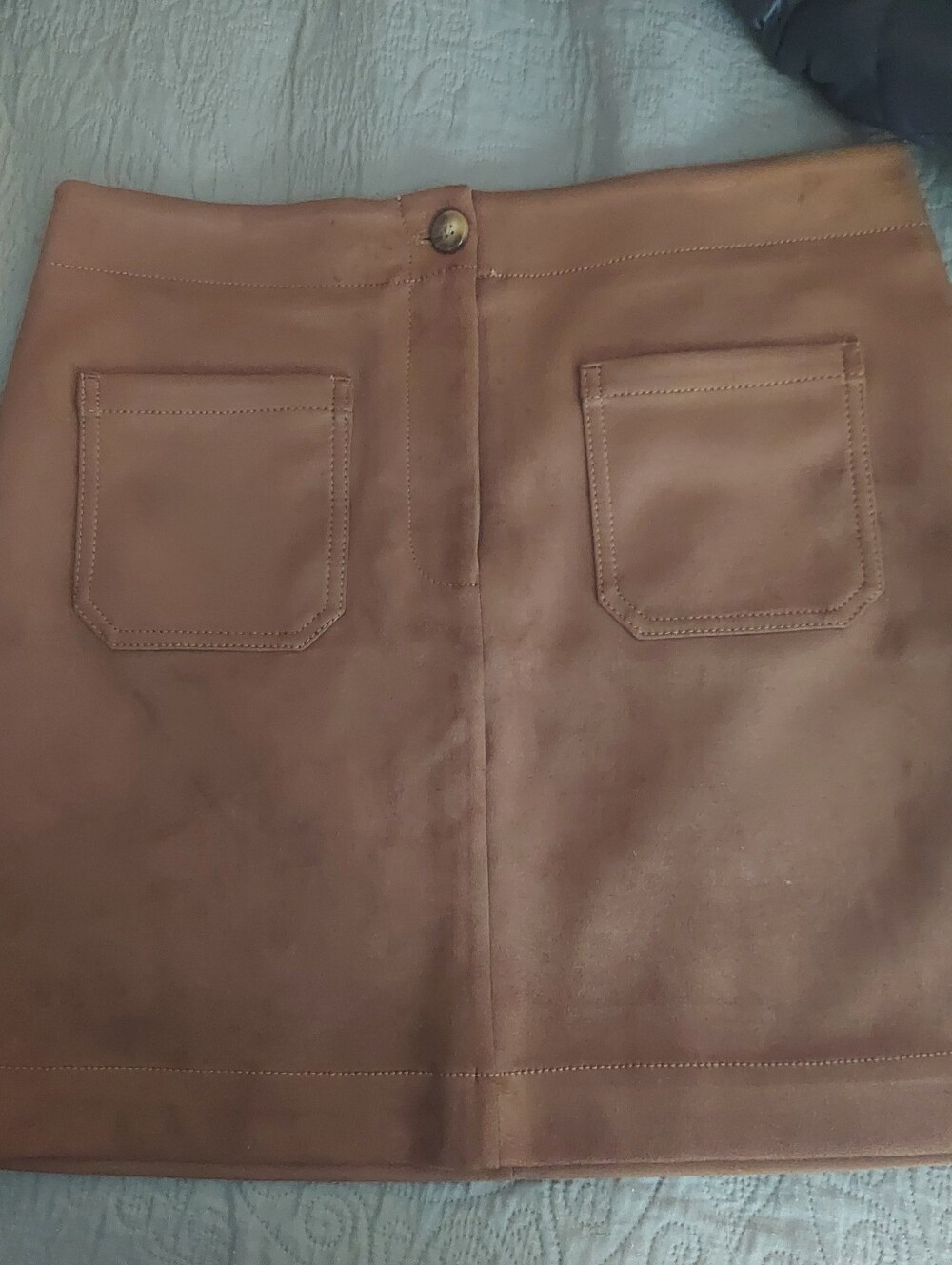 The LOFT brown Suede Mini